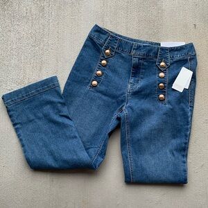 NWT | Cato Petite | Hi-rise flare ankle jeans
